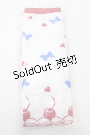 画像: Angelic Pretty / Ice Cream Parlorオーバーニー  ブルー×レッド Y-25-09-07-007-AP-ZA-SZ-ZY