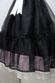 画像4: Angelic Pretty / Lovelyオーガンジージャンパースカート  黒×ピンク Y-25-09-07-035-AP-OP-SZ-ZY (4)