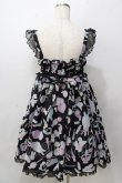 画像2: Angelic Pretty / Fluffy Puff BunnyジャンパースカートSet  黒 Y-25-09-07-036-AP-OP-SZ-ZY (2)