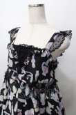 画像3: Angelic Pretty / Fluffy Puff BunnyジャンパースカートSet  黒 Y-25-09-07-036-AP-OP-SZ-ZY (3)
