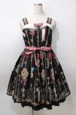 画像1: Angelic Pretty / British Keysジャンパースカート  黒 Y-25-09-07-037-AP-OP-SZ-ZY (1)