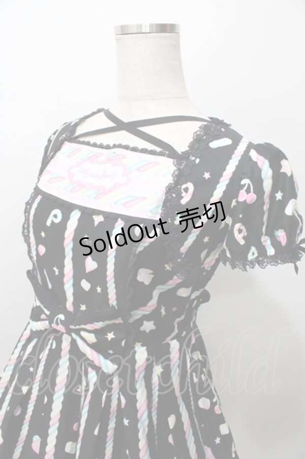 Angelic Pretty / Sugary Carnivalワンピース 黒 Y-25-09-07-038-AP-OP