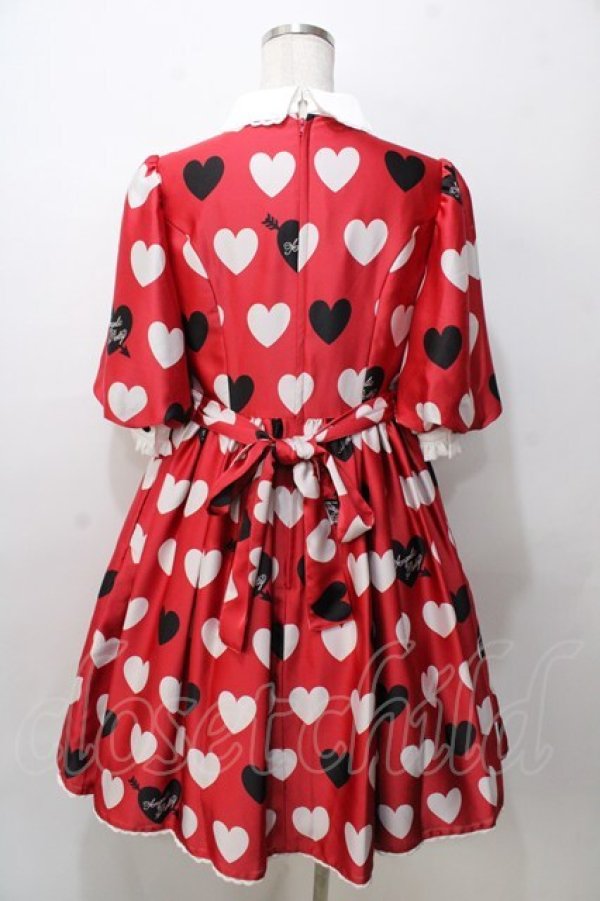 画像2: Angelic Pretty / Dolly Heartワンピース  赤 Y-25-09-07-040-AP-OP-SZ-ZY (2)