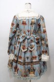 画像2: Angelic Pretty / British Crownネクタイ付きワンピース  サックス Y-25-09-07-043-AP-OP-SZ-ZY (2)