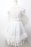 画像2: Pina sweetcollection / シフォンオーバースカートワンピース  白 Y-25-09-07-052-LO-OP-SZ-ZY (2)