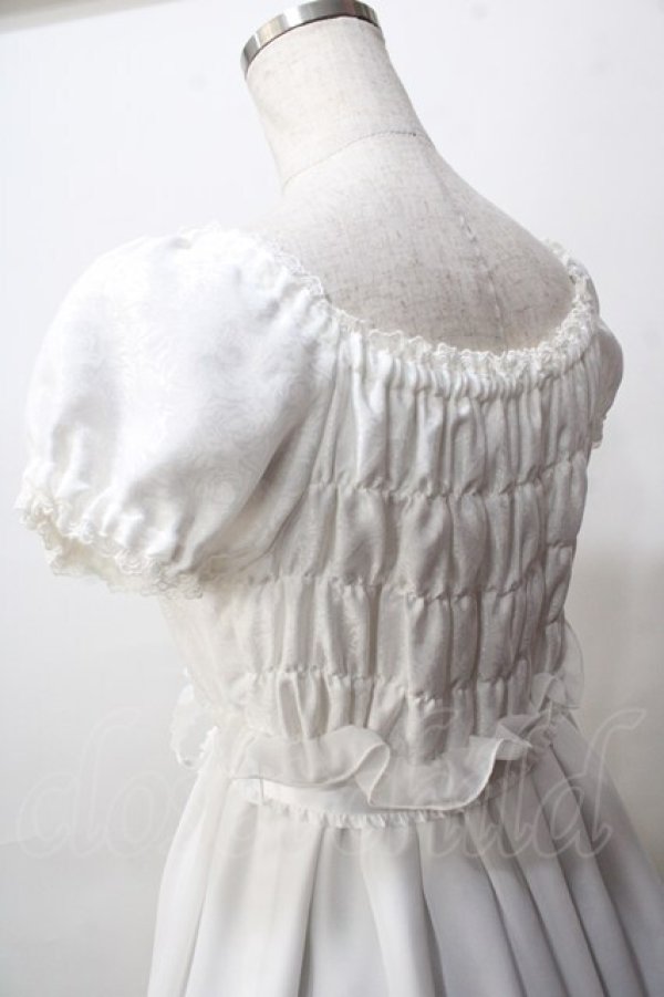 画像5: Pina sweetcollection / シフォンオーバースカートワンピース  白 Y-25-09-07-052-LO-OP-SZ-ZY (5)