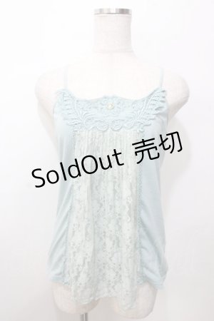 画像: axes femme / レースデザインキャミ   Y-25-09-07-060-AX-TO-SZ-ZT153