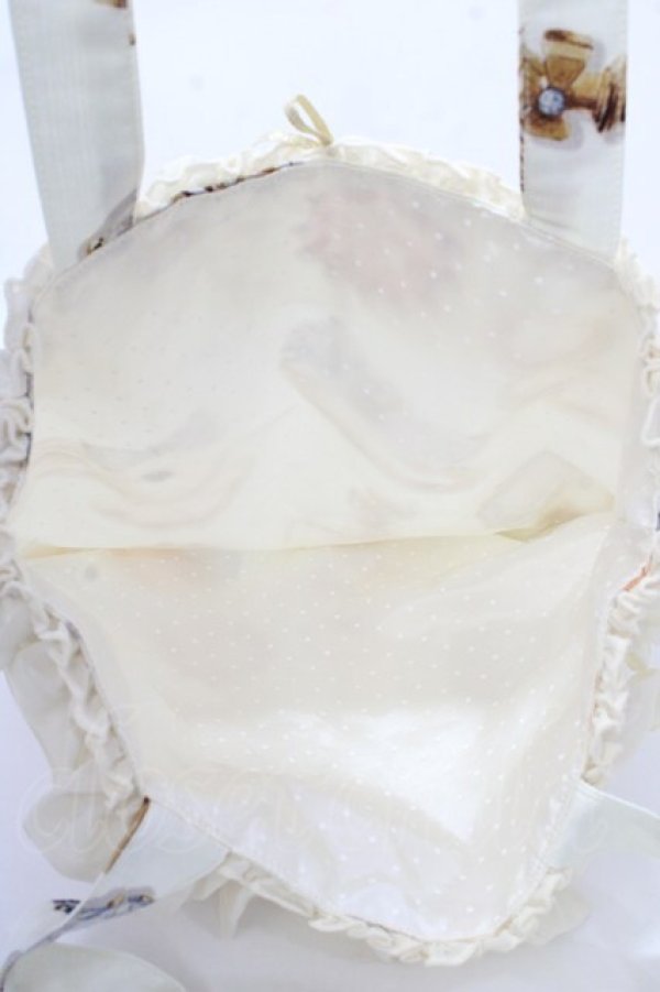 画像3: Leur Getter / Rabbit Pearl トートバッグ  アイボリー Y-25-09-07-012-LU-BG-SZ-ZY (3)