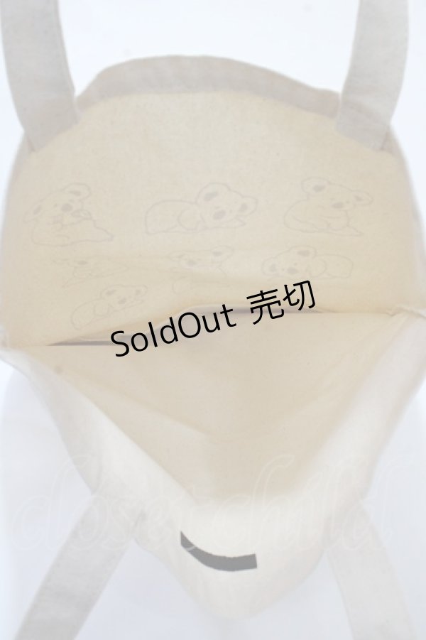 画像3: 【SALE】Candy Stripper / PUP UPノベルティ トートバッグ  生成り Y-25-09-07-014-PU-BG-SZ-ZT-K019 (3)