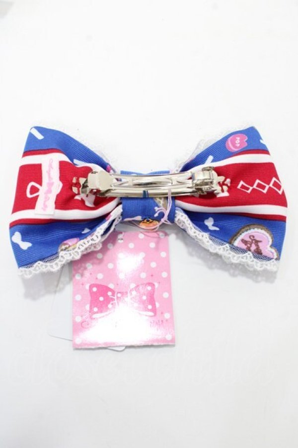 画像2: Angelic Pretty / Ice Cream Parlorバレッタ  青 Y-25-09-07-002-AP-AC-SZ-ZY (2)