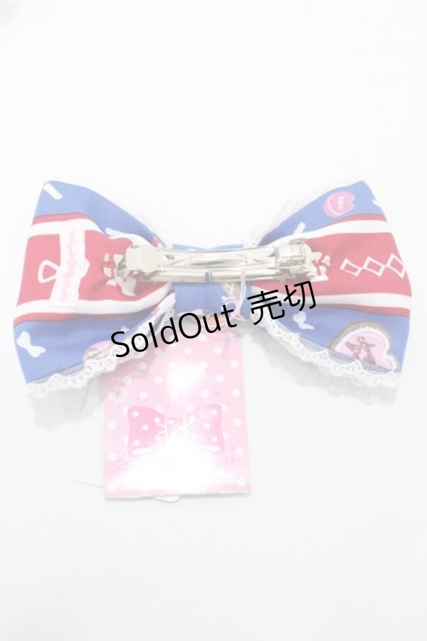 画像2: Angelic Pretty / Ice Cream Parlorバレッタ  青 Y-25-09-07-002-AP-AC-SZ-ZS (2)