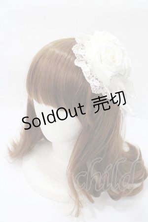 画像: Pina sweetcollection / ローズ丸形ヘッドドレス   Y-25-09-07-022-LO-AC-SZ-ZY