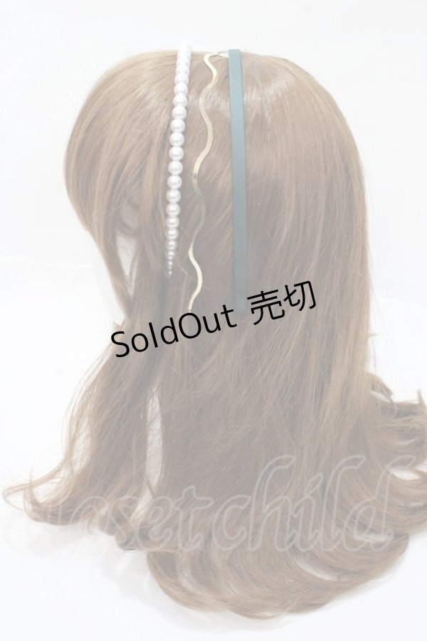 画像2: 【SALE】axes femme / ３本セットカチューシャ   Y-25-09-07-023-AX-AC-SZ-ZT487-F001 (2)