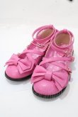 画像1: Angelic Pretty / Tea Party Shoes S ダークピンク Y-25-09-07-026-AP-SH-SZ-ZY (1)