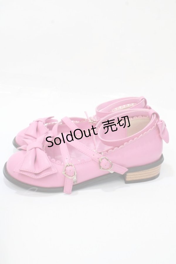 画像2: Angelic Pretty / Tea Party Shoes S ダークピンク Y-25-09-07-026-AP-SH-SZ-ZT0131U (2)