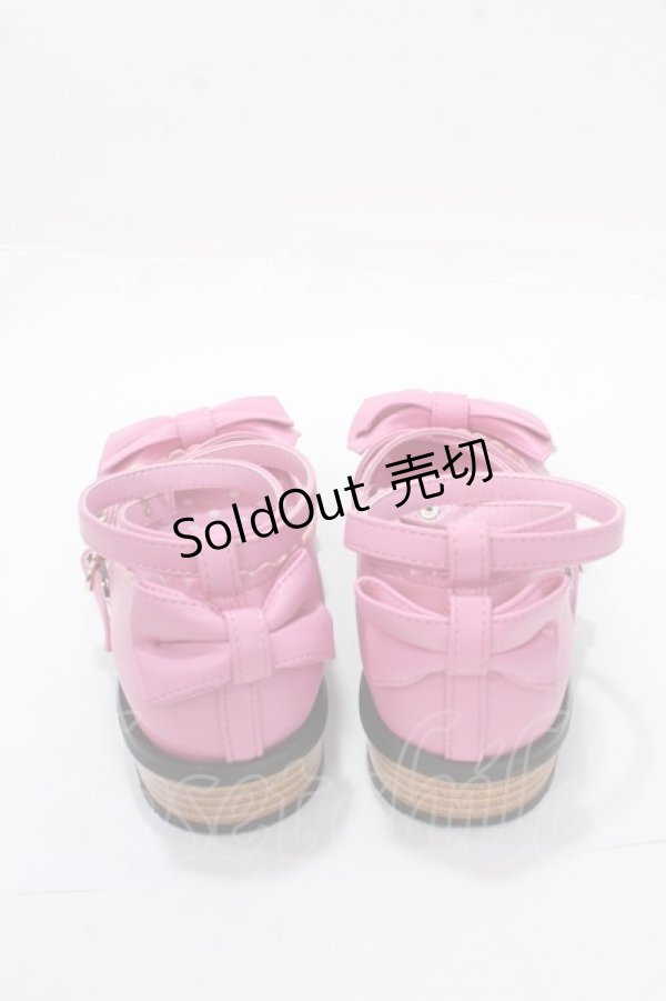 画像3: Angelic Pretty / Tea Party Shoes S ダークピンク Y-25-09-07-026-AP-SH-SZ-ZT0131U (3)
