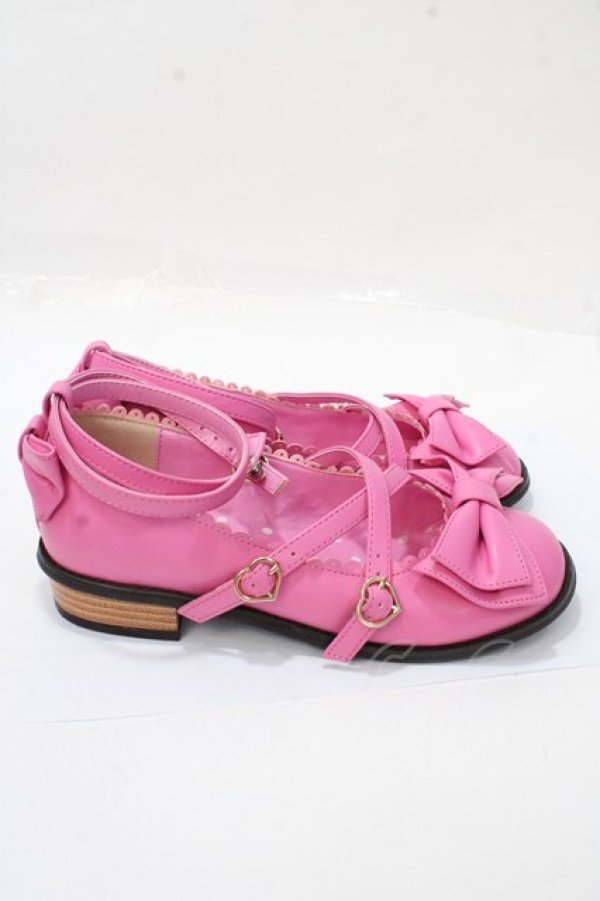 画像4: Angelic Pretty / Tea Party Shoes S ダークピンク Y-25-09-07-026-AP-SH-SZ-ZY (4)