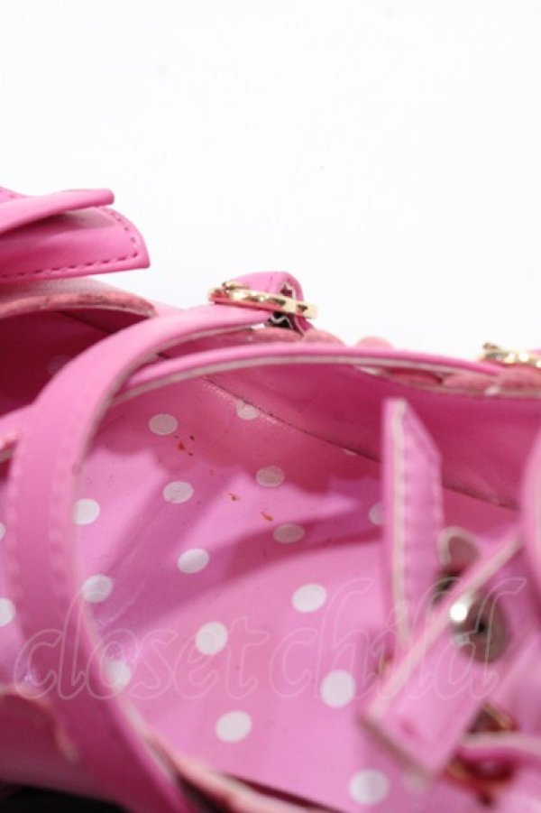 画像5: Angelic Pretty / Tea Party Shoes S ダークピンク Y-25-09-07-026-AP-SH-SZ-ZY (5)