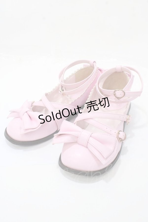 画像1: Angelic Pretty / Tea Party Shoes S ダークピンク Y-25-09-07-027-AP-SH-SZ-ZY (1)