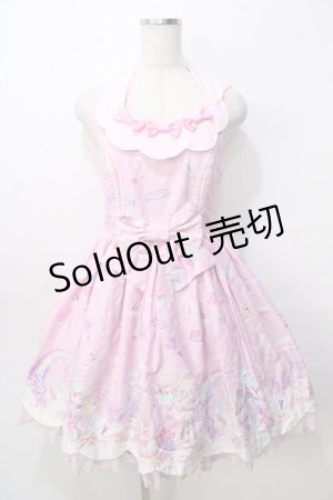 画像: Angelic Pretty / MilkyPlanetジャンパースカート  ピンク Y-25-09-07-029-AP-OP-SZ-ZY