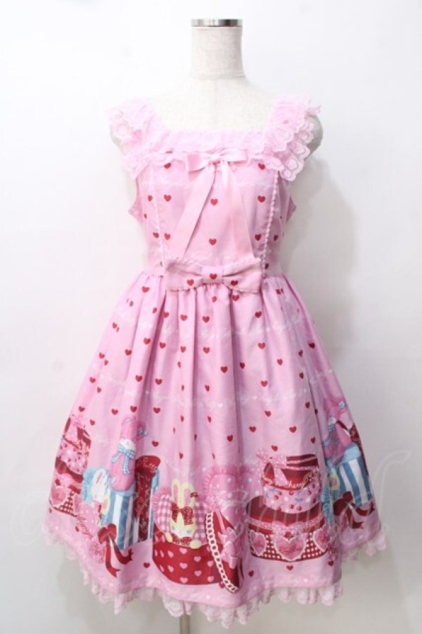 画像1: Angelic Pretty / Lovely Toyboxジャンパースカート  ピンク Y-25-09-07-030-AP-OP-SZ-ZY (1)