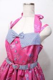 画像3: Angelic Pretty / Neon Star Diner SpecialジャンパースカートSet  ダークピンク Y-25-09-07-031-AP-OP-SZ-ZY (3)