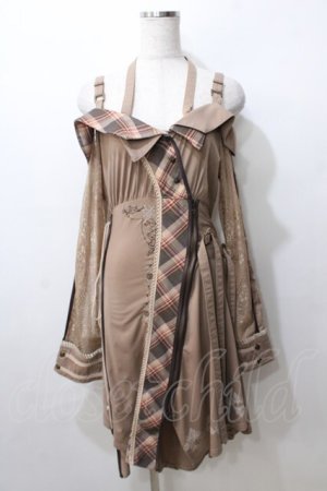 画像: Ozz oneste / Rosy clownカットワンピース  ブラウン Y-25-09-11-040-OO-OP-SZ-ZY
