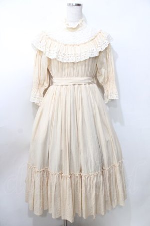 画像: Sheglit / 紫陽花のレースドレス M アイボリー Y-25-09-11-045-EL-OP-SZ-ZY