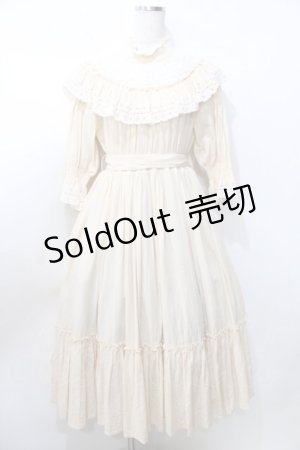 画像: Sheglit / 紫陽花のレースドレス M アイボリー Y-25-09-11-045-EL-OP-SZ-ZY