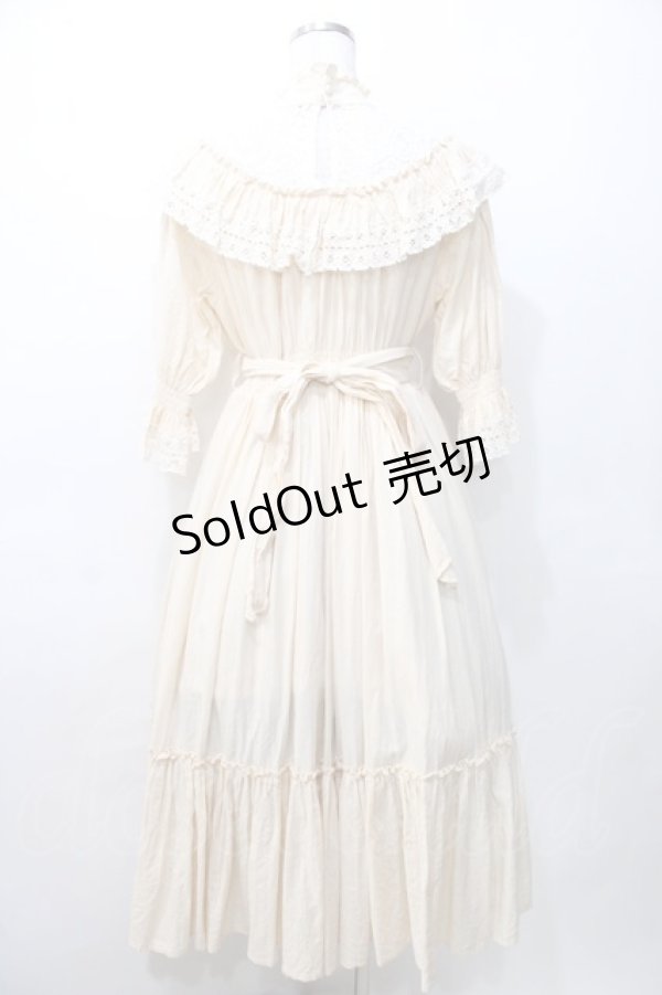 画像2: Sheglit / 紫陽花のレースドレス M アイボリー Y-25-09-11-045-EL-OP-SZ-ZY (2)