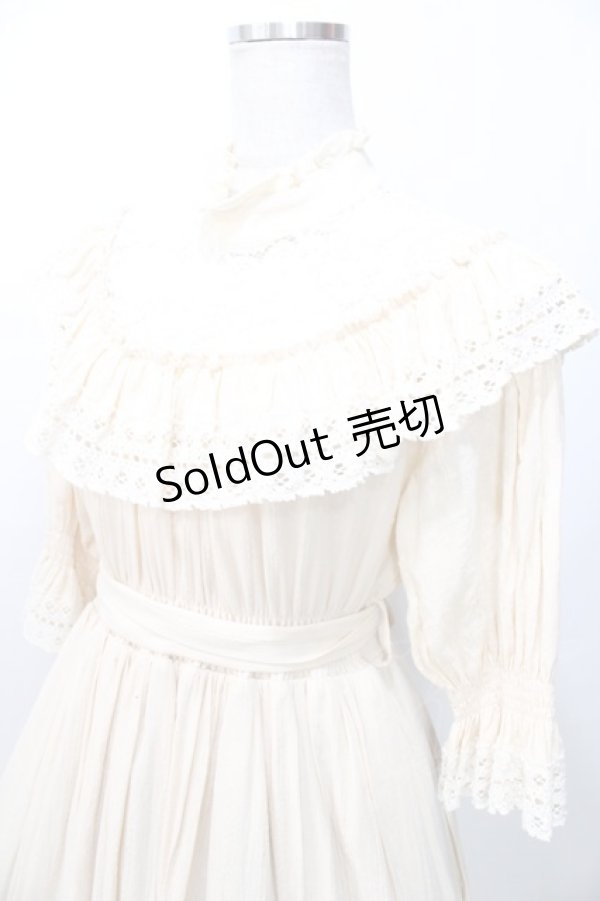 画像3: Sheglit / 紫陽花のレースドレス M アイボリー Y-25-09-11-045-EL-OP-SZ-ZY (3)