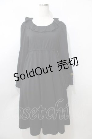 画像: ATELIER PIERROT / オリジナルロゴ入りルームウェア  黒 Y-25-09-11-049-EL-OP-SZ-ZY