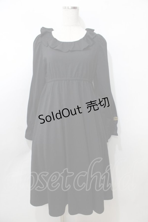 画像1: ATELIER PIERROT / オリジナルロゴ入りルームウェア  黒 Y-25-09-11-049-EL-OP-SZ-ZY (1)