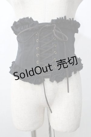 画像: ATELIER PIERROT / Decay Gauze Corset  黒 Y-25-09-11-057-EL-TO-AS-ZY