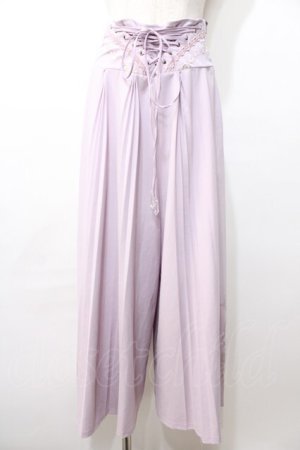 画像: Rozen Kavalier / プリーツ袴ワイドパンツ  ピンク Y-25-09-11-075-OO-PA-SZ-ZY
