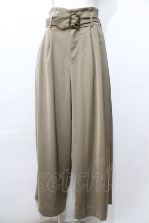 画像: an another angelus / ヴィンテージ風バックル使いパンツ F カーキ Y-25-09-11-083-CA-PA-SZ-ZY