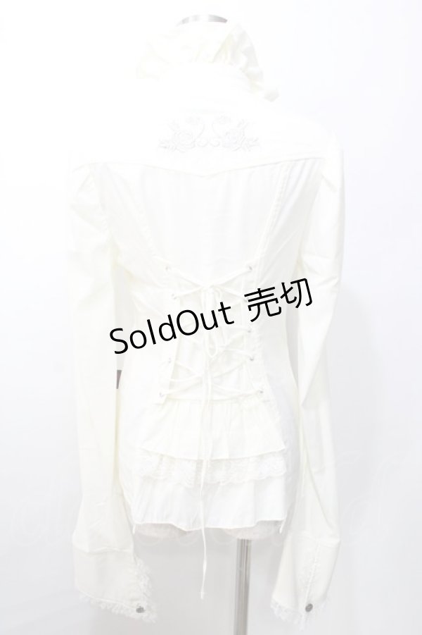 画像2: Ozz Croce / 黒執事コラボ　ブラウス  生成り Y-25-09-11-003-OO-BL-HR-ZY (2)