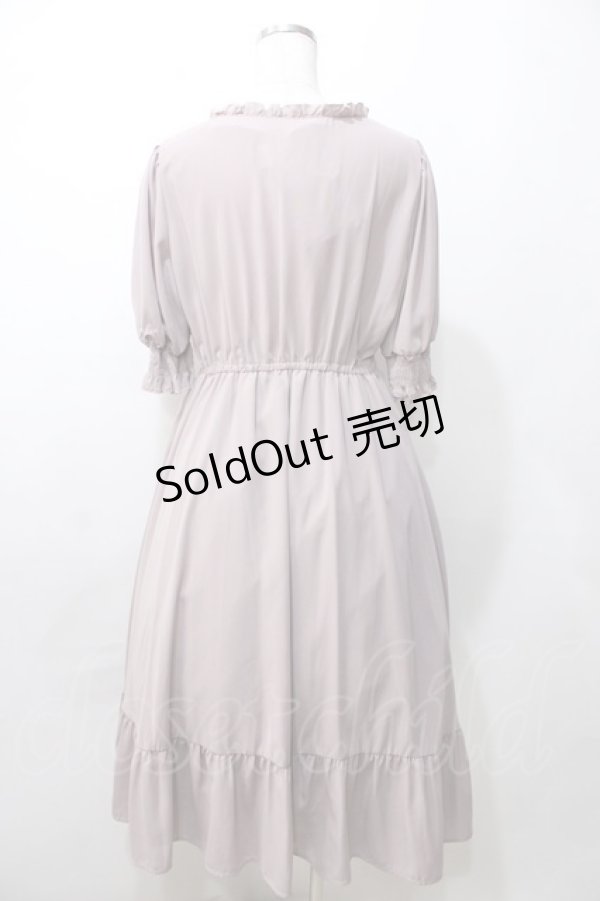 画像2: m petit by misako / AMレースアップワンピース L 中桃 Y-25-09-11-025-LO-OP-SZ-ZT105 (2)