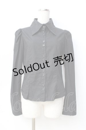 画像: PEACE NOW //長袖シャツ  黒 Y-25-09-13-001-PU-BL-AS-ZY