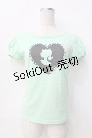 画像: MILK / シルエットパフトップス  メロン×ブラックプリント Y-25-09-13-035-ML-TO-SZ-ZY