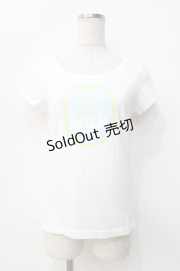 画像1: MILK / Banana BOY Tee  ホワイト Y-25-09-13-036-ML-TO-SZ-ZT356 (1)