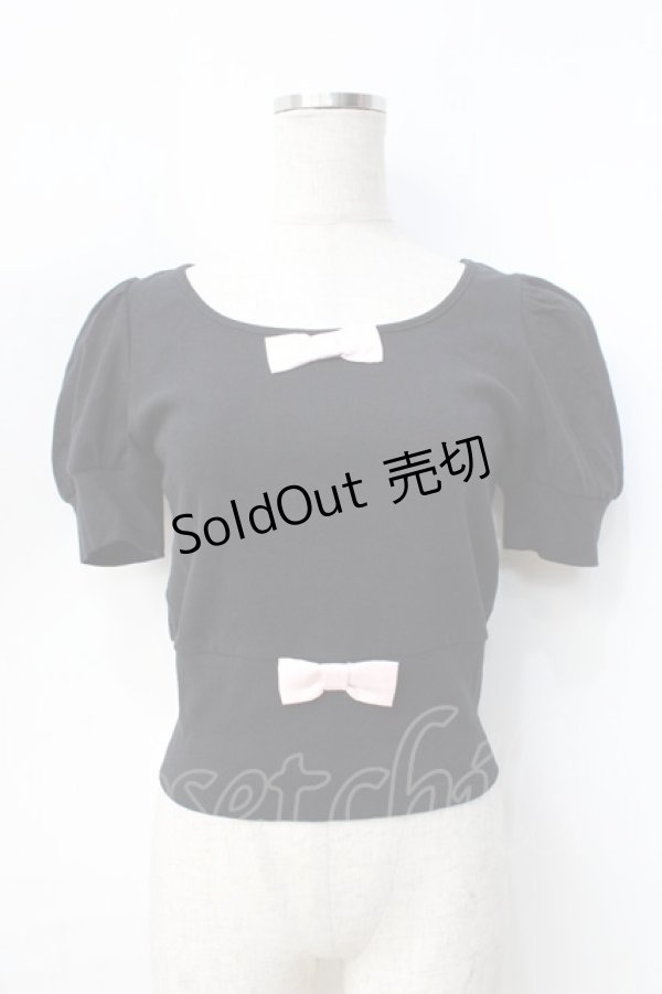 画像1: MILK / PRINCESS シュガー   ブラック×ピンク Y-25-09-13-037-ML-TO-SZ-ZY (1)