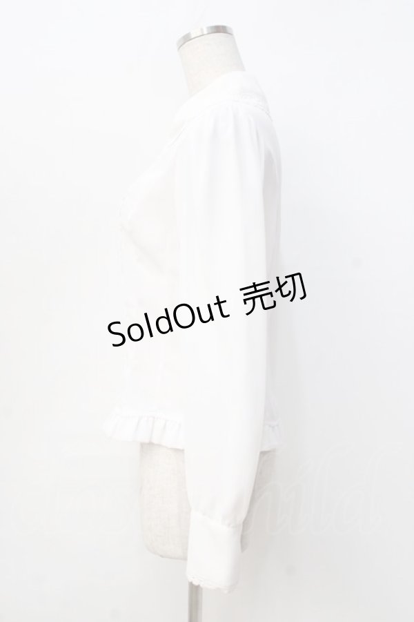 画像2: Innocent World / ツインローズブラウス M ベージュ Y-25-09-13-004-IW-BL-SZ-ZY (2)