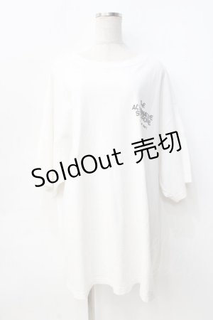 画像: 【SALE】RNA / ロゴメガBIGTシャツ  白 Y-25-09-13-042-PU-TO-SZ-ZT356