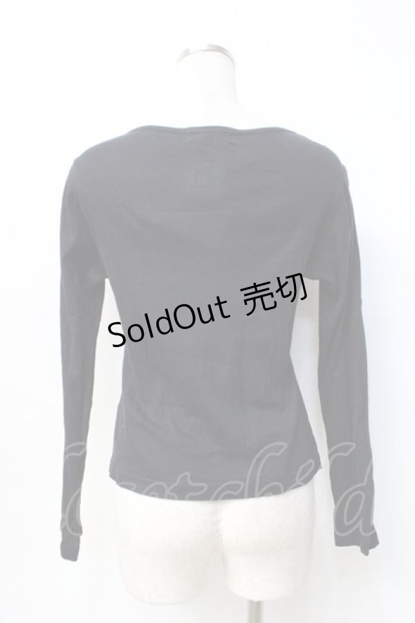 画像3: BPN / フロントレースカットソー M 黒 Y-25-09-13-043-GO-TO-SZ-ZY (3)