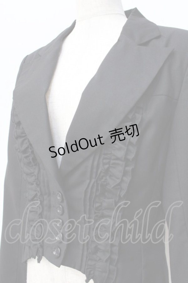 画像4: BPN / フリルハート襟ジャケット M 黒 Y-25-09-13-044-GO-JA-SZ-ZY (4)