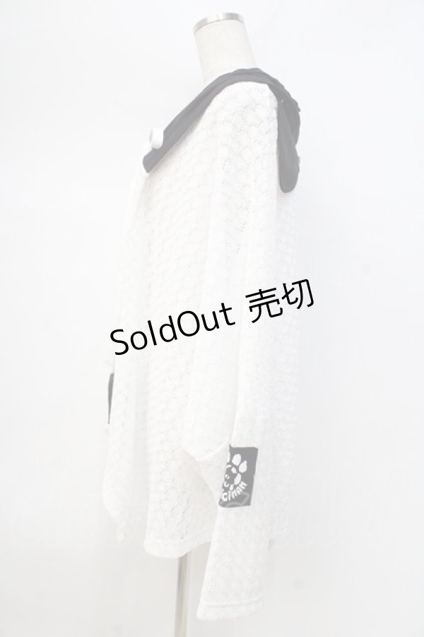 画像2: MAM MAXIMUM / ネコミミ　カーデ  白 Y-25-09-13-048-GO-TO-SZ-ZT233 (2)