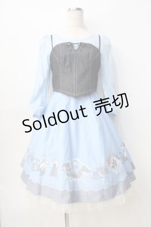 画像: 【SALE】Secret Honey / キス・ザ・ガール ワンピース(アリエルver.) 2 ブルー Y-25-09-13-060-CA-OP-SZ-ZT390