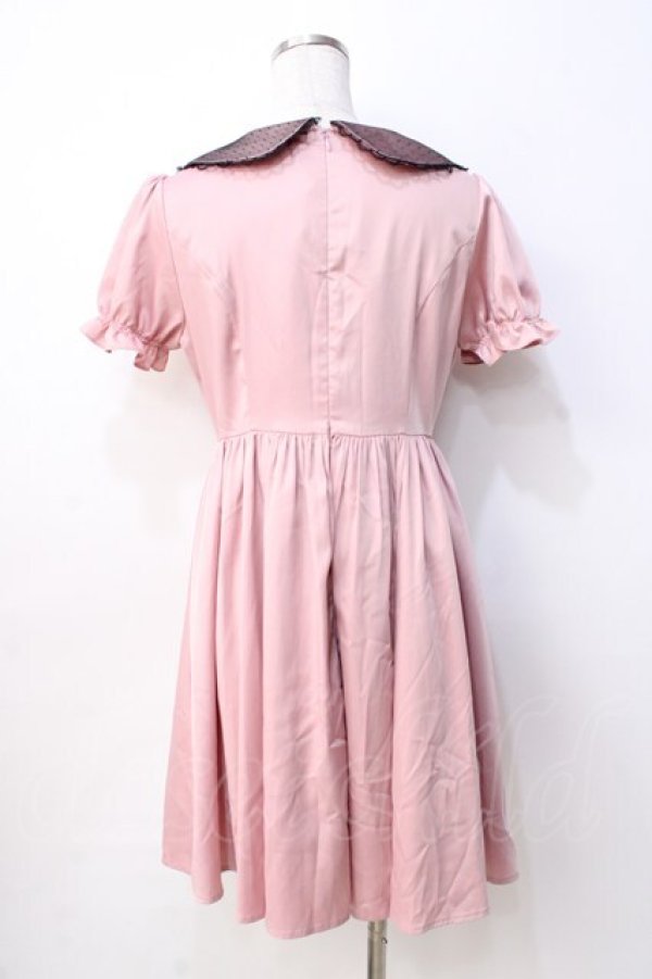 画像3: Ank Rouge / ファーブローチワンピース M ピンク Y-25-09-13-067-CA-OP-SZ-ZT377 (3)