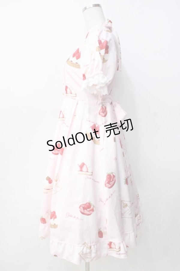 画像2: Amavel / Buffet de Fraisesワンピース F ピンク Y-25-09-13-069-CA-OP-SZ-ZT361 (2)